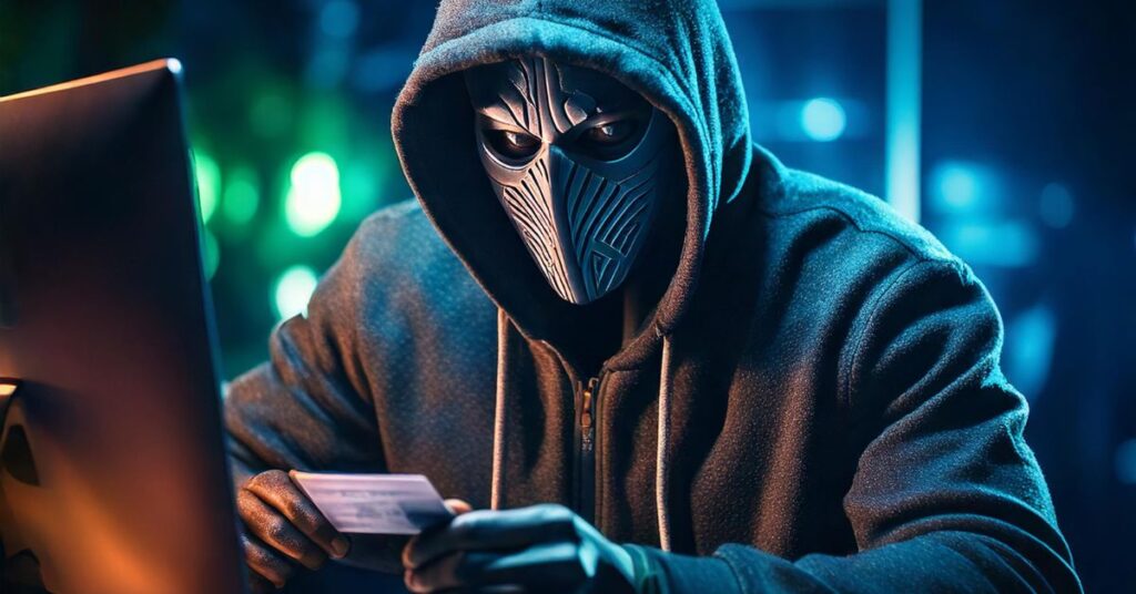 Illustration showing an attacker attempting common passwords across multiple accounts in a password spraying attack.